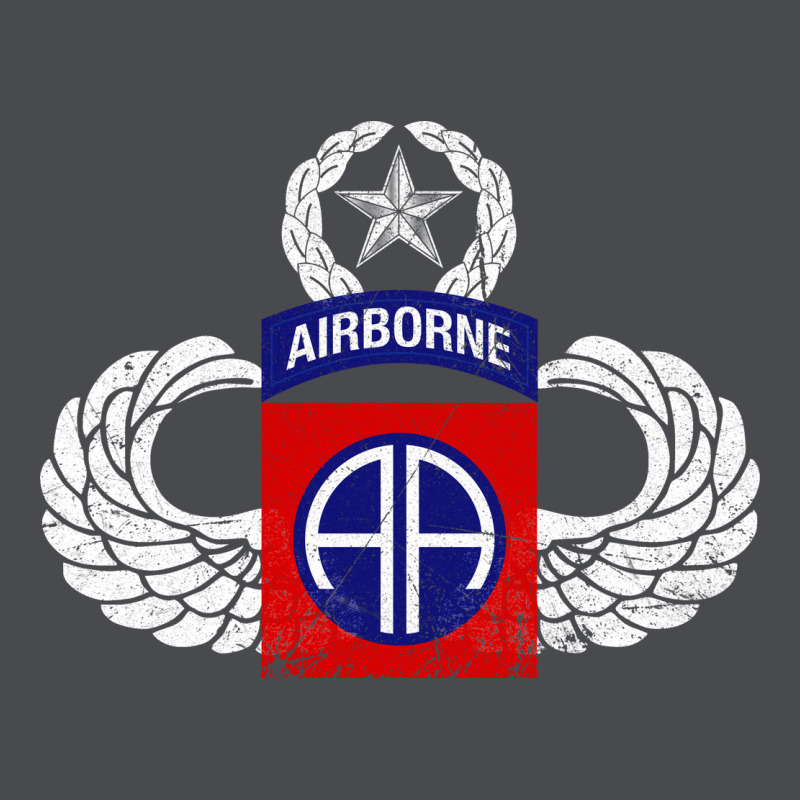 82nd Airborne Div Parachutist Wings And Patch - Distressed Zipper Hoodie by baoMotion | Teevron