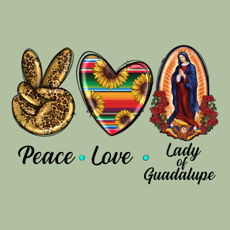Peace Love Lady Of Guadalupe Urban Hoodie by RanaPortraitStore | Teevron