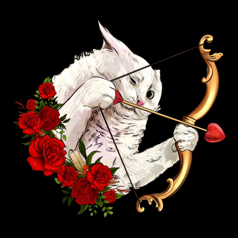 Cupid Cat Premium Tee by OliviaCreatesArt | Teevron