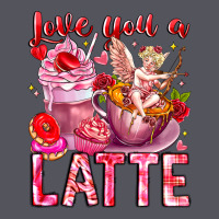 Love You Latte Valentine Cupid Vintage Hoodie | Teevron