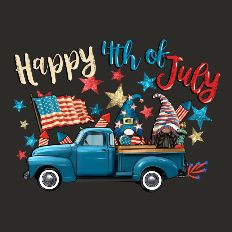 Happy 4th Of July Gnome Truck Heavy Core Tee by CowGirlArtShop | Teevron