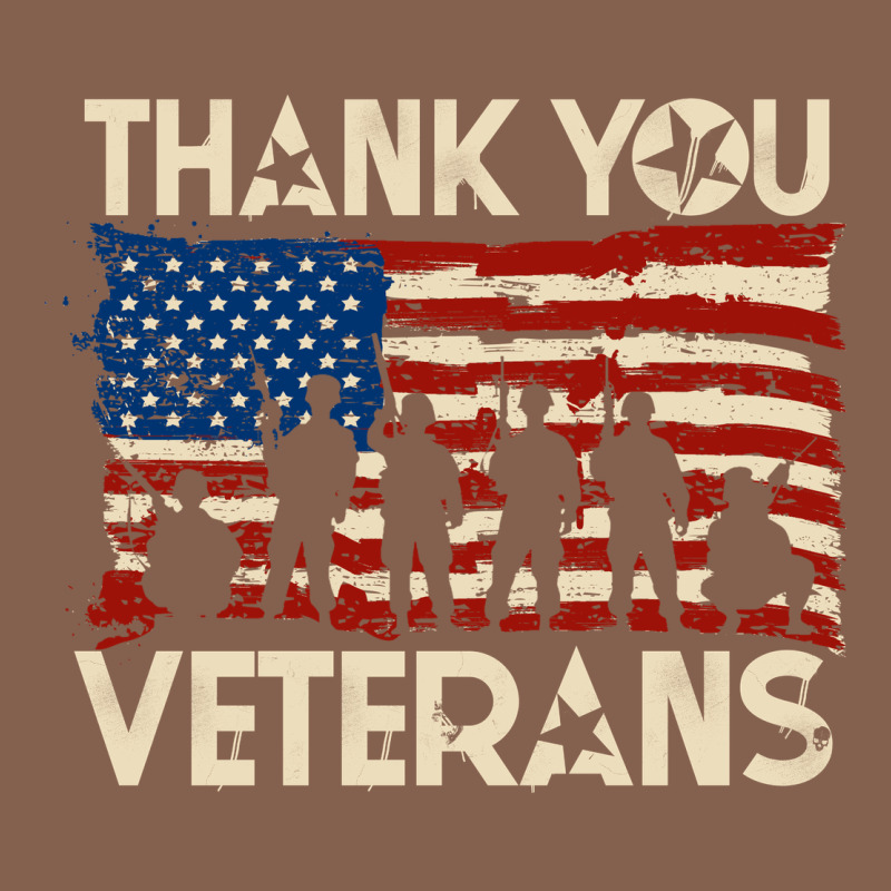 Thank You Veterans American Flag Patriotic Zipper Hoodie by baoMotion | Teevron