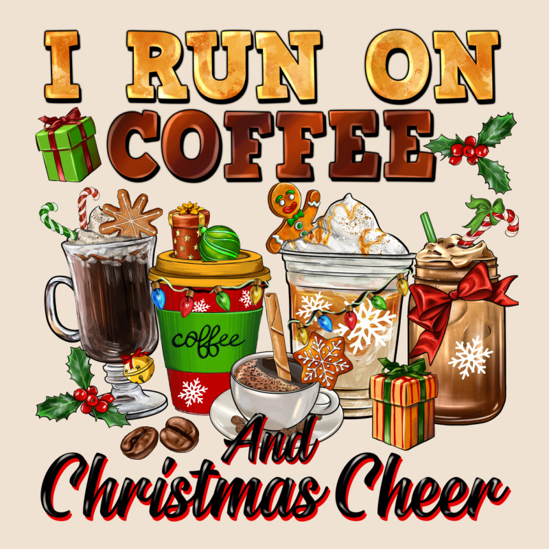 I Run On Coffee And Christmas Cheer Urban Heavy Tee by FaDigitalArtStudio | Teevron