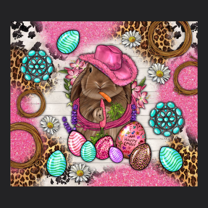 Cowboy Bunny Easter Tumbler Vintage Tee by BundleAndBundleShop | Teevron