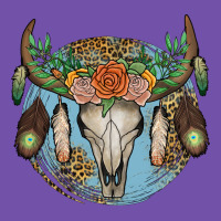 Floral Feather Bull Skull Premium Sweatshirt | Teevron