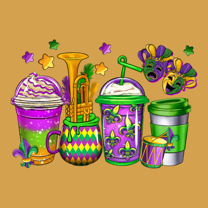 Mardi Gras Coffee Cups Urban Hoodie by Jasminsmagicworld | Teevron