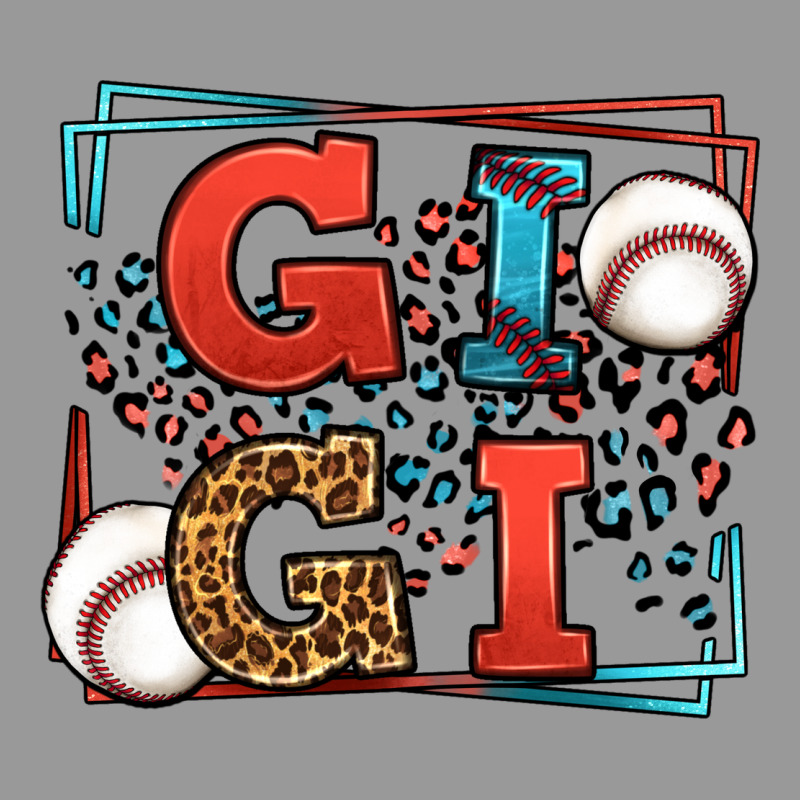 Baseball Gigi Leopard Frame Vintage Hoodie by LillyAllenDesigns | Teevron