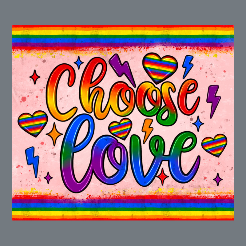 Choose Love Tumbler Heavyweight Sweatshirt by JahusDesignShop | Teevron