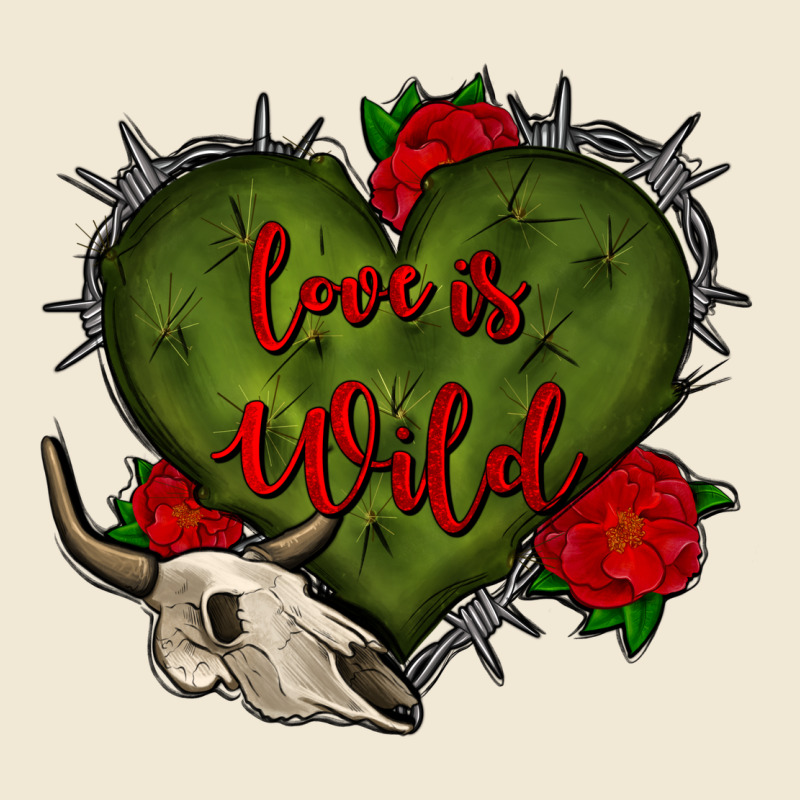 Love Is Wild With Bullskull Olivia Premium Tee by OliviaCreatesArt | Teevron