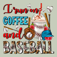 I Run On Coffee And Baseball Frappe Ladies Tee | Teevron