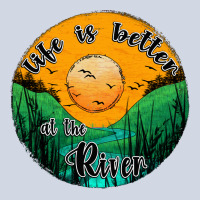 Life Is Better At The River Premium Sweatshirt | Teevron