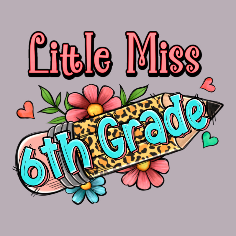 Little Miss Sixth Grade Vintage Tee by RanaPortraitStore | Teevron