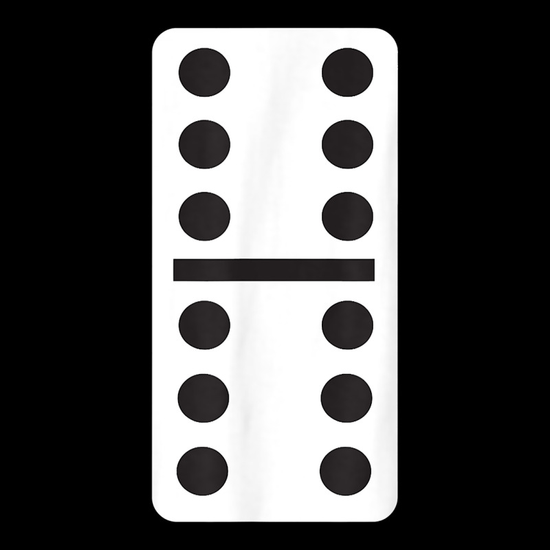 Double Six Dominoes Tshirt Halloween Costume 6 6 Domino Game T Shirt Zipper Hoodie by baoMotion | Teevron