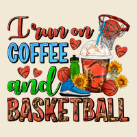 I Run On Coffee And Basketball Frappe Ladies Tee | Teevron