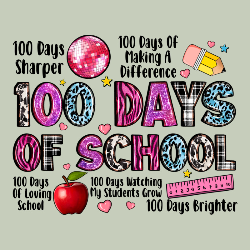 100 Days Of School Long Sleeve Tee by LillyAllenDesigns | Teevron
