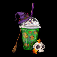 Halloween Spooky Pumpkins Frappe Ladies Tee | Teevron