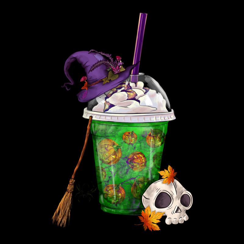 Halloween Spooky Pumpkins Frappe Ladies Tee by FaDigitalArtStudio | Teevron