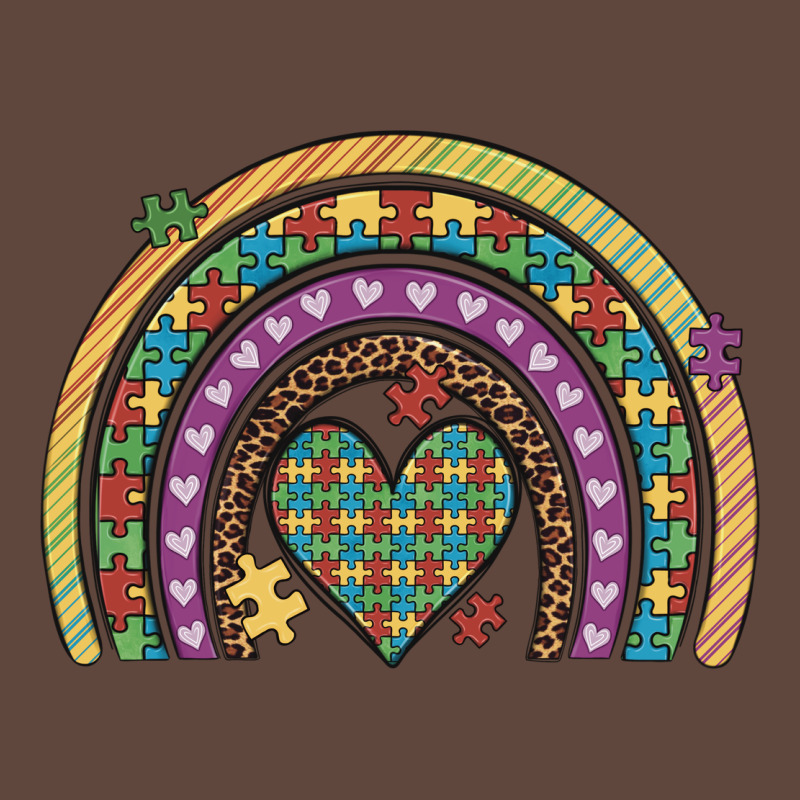 Autism Awareness Heart Leopard Rainbow Classic Tee by Artiststas | Teevron