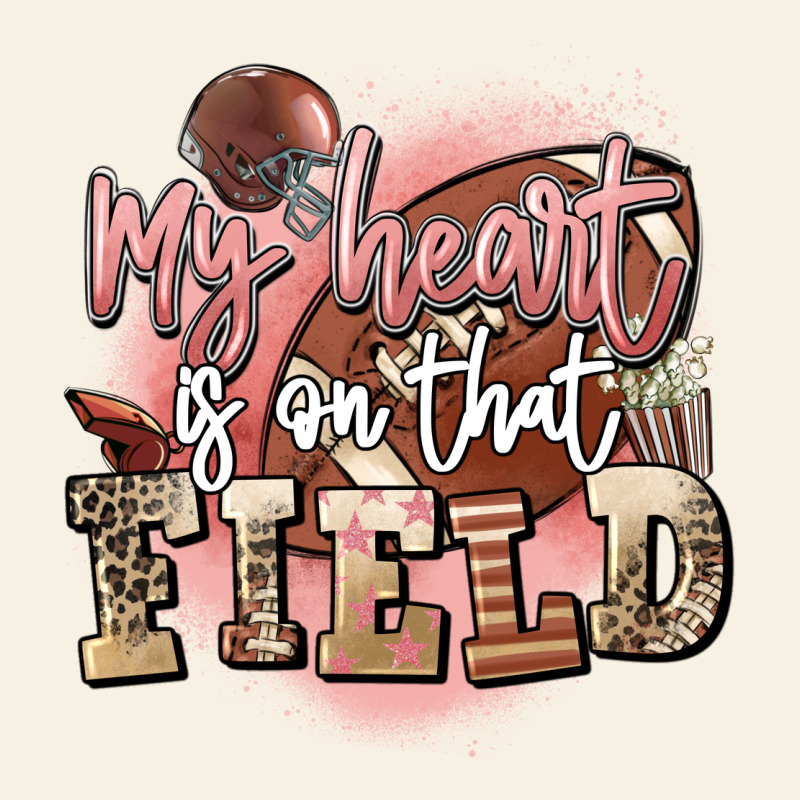 My Heart Is On That Field Vintage Tee by FaDigitalArtStudio | Teevron