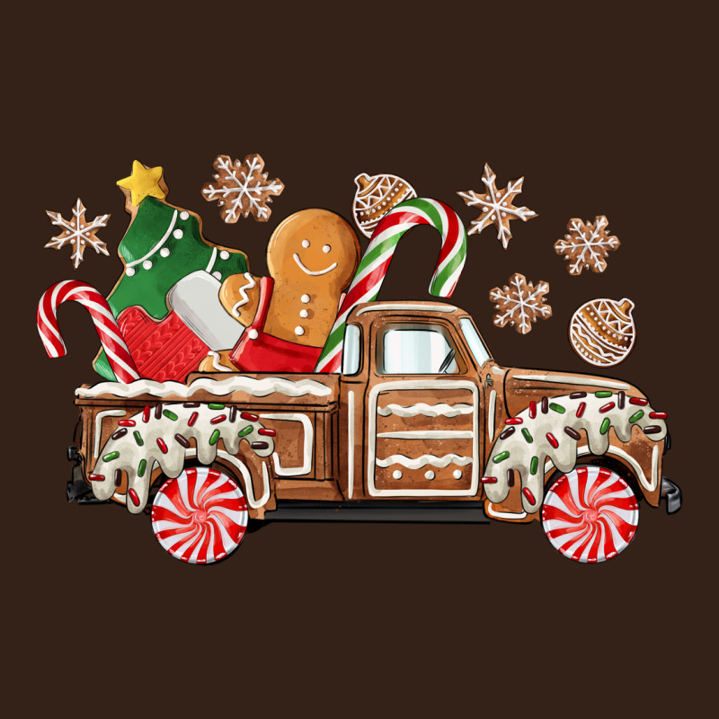 Christmas Gingerbread Truck Heavy Core Tee by CowGirlArtShop | Teevron