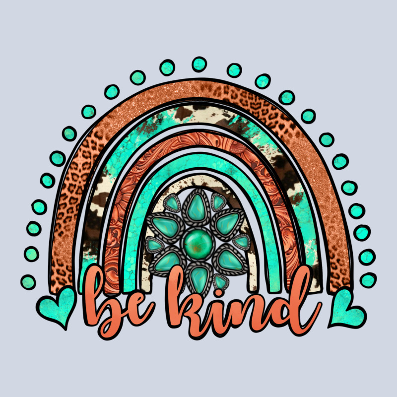 Be Kind Western Turquoise Rainbow Premium Sweatshirt by JahusDesignShop | Teevron