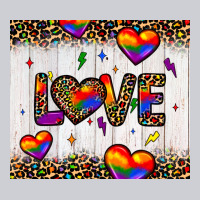 Love Hearts Pride Tumbler Heavyweight Sweatshirt | Teevron