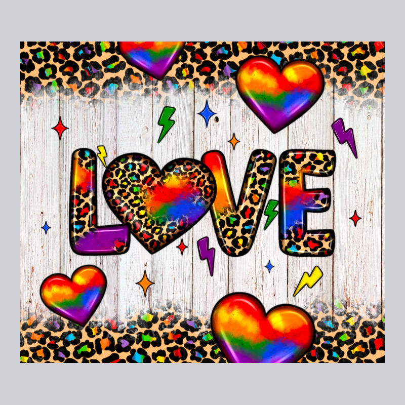 Love Hearts Pride Tumbler Heavyweight Sweatshirt by JahusDesignShop | Teevron