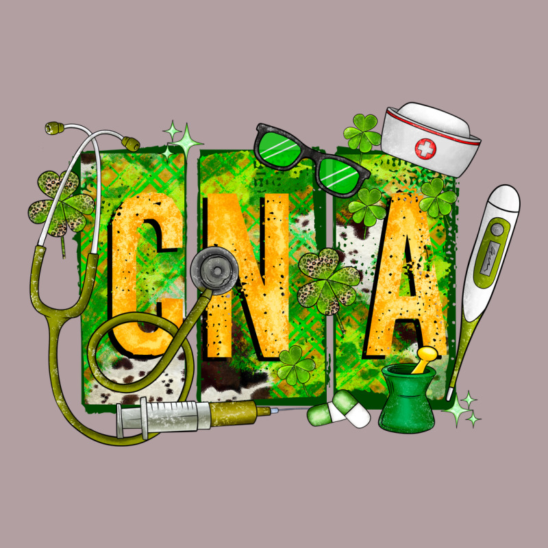 St. Patricks Day Cna Vintage Hoodie by CowhideDigitalArt | Teevron