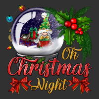 Oh Christmas Night Snow Globe Urban Heavy Tee | Teevron
