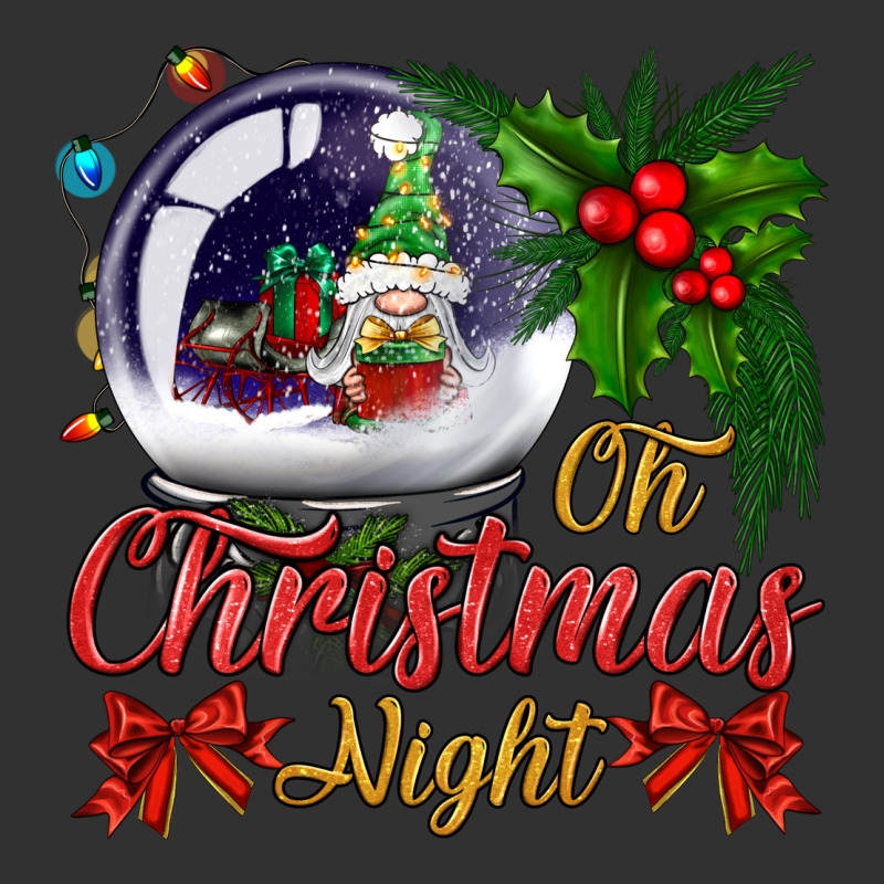 Oh Christmas Night Snow Globe Urban Heavy Tee by BundleAndBundleShop | Teevron