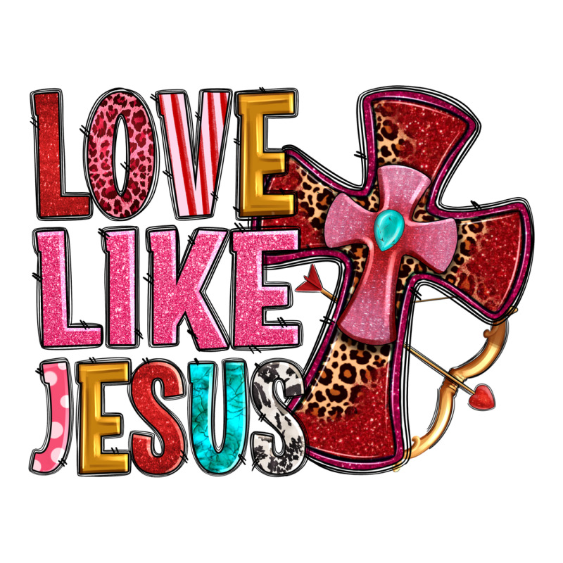 Love Like Jesus Premium Tee by OliviaCreatesArt | Teevron