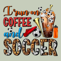 I Run On Coffee And Soccer Frappe Ladies Tee | Teevron