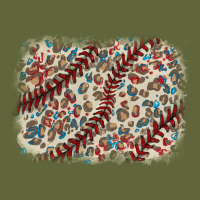 Baseball Leopard Glitter Background Classic Tee | Teevron