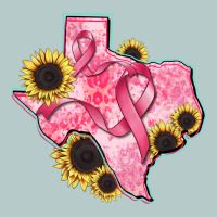 Texas Map Breast Cancer Heavy Core Tee | Teevron