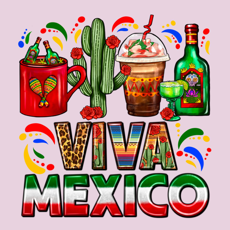 Viva Mexico Coffee Cups With Cactus And Tequila Ladies Tee by FaDigitalArtStudio | Teevron