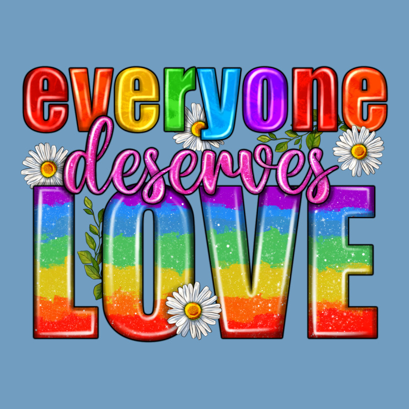 Everyone Deserves Love Pride Lgbtq Urban Heavy Tee by BundleAndBundleShop | Teevron