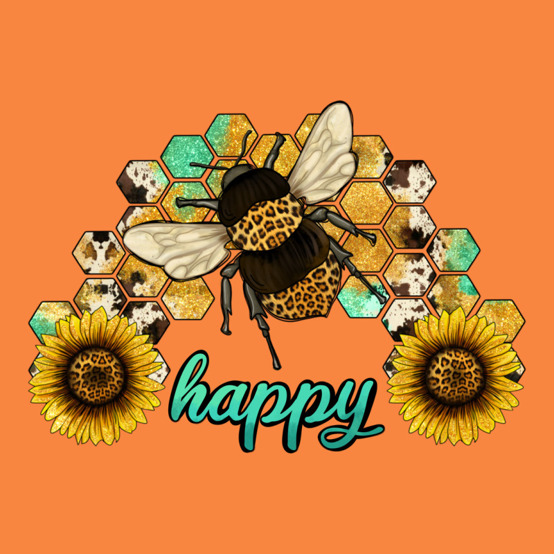 Bee Happy Honey Comb Premium Sweatshirt by JahusDesignShop | Teevron