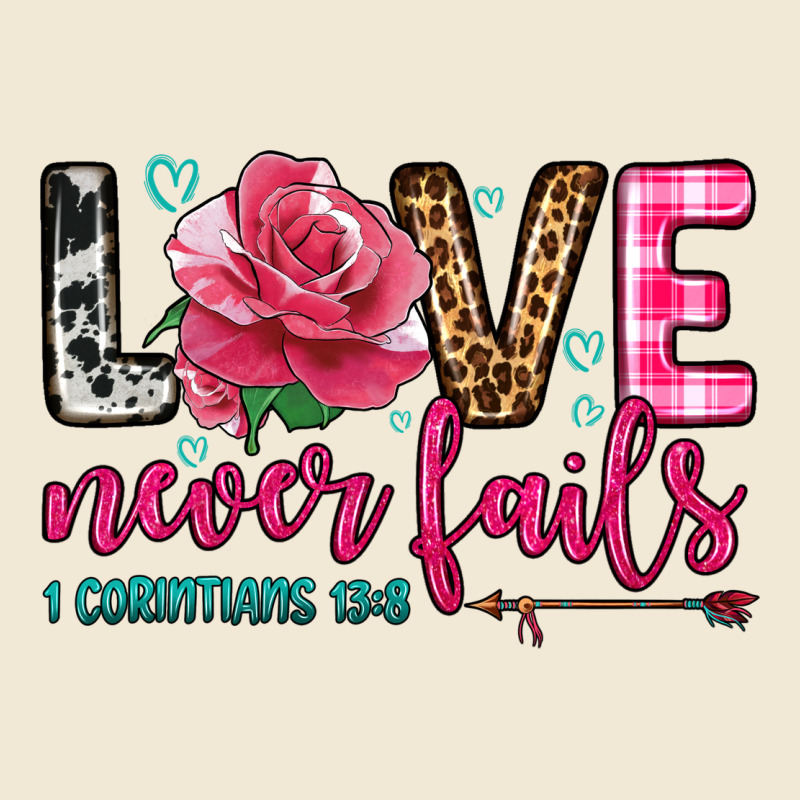 Love Never Fails Premium Tee by OliviaCreatesArt | Teevron
