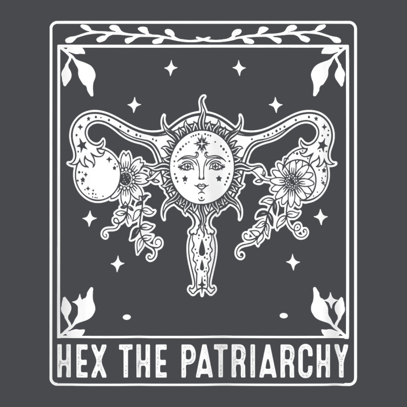 Womens Hex The Patriarchy Uterus Tarot Card Halloween Feminist T Shirt Zipper Hoodie by maiPhamDesign | Teevron