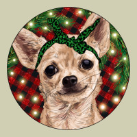 Christmas Chihuahua With Buffalo Plaid Heavy Core Tee | Teevron