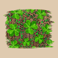 St Patrick's Day Shamrock And Leopard Distressed Background Classic Tee | Teevron