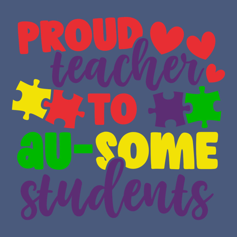 Proud Teacher To Ausome Students Vintage Hoodie by CowhideDigitalArt | Teevron