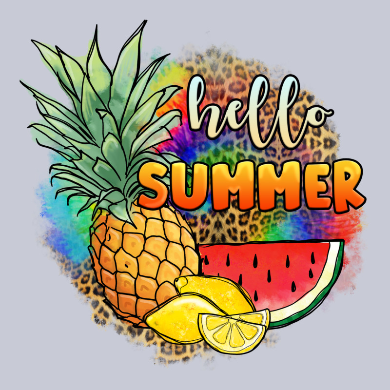 Hello Summer Pineapple Heavyweight Hoodie by JahusDesignShop | Teevron