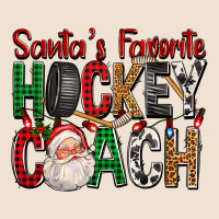 Santa's Favorite Hockey Coach For Christmas Urban Heavy Tee | Teevron