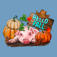 Hello Fall Pig Urban Heavy Tee | Teevron