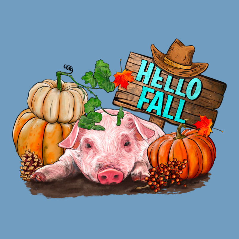 Hello Fall Pig Urban Heavy Tee by RanaPortraitStore | Teevron