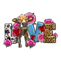 Love With Cow Olivia Premium Tee | Teevron
