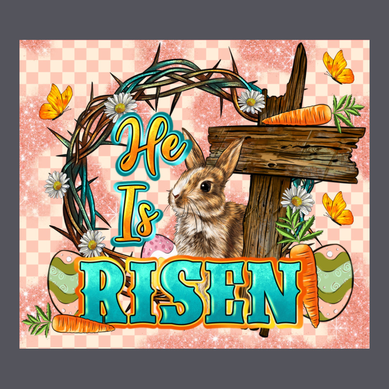 Easter Day He Is Risen 20oz Skinny Vintage Hoodie by LillyAllenDesigns | Teevron