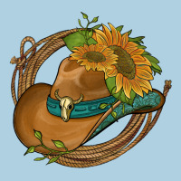 Western Hat With Sunflowers And Rope Premium Hoodie | Teevron