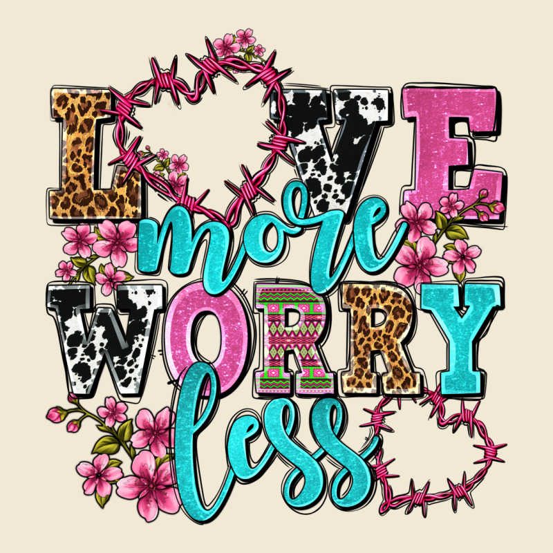 Love More Worry Less Olivia Premium Tee by OliviaCreatesArt | Teevron